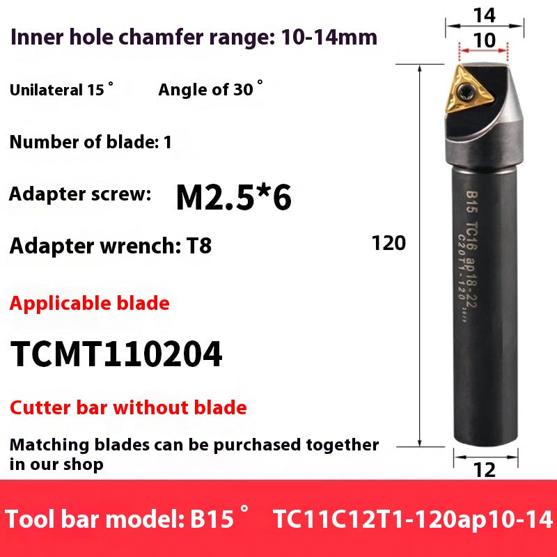 6039 Machining center 15 20 25 30 35 40 45 50 55 60 65 70 75 degree chamfering toolholder TCMT Shandong Denso Pricision Tools Co.,Ltd.